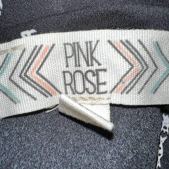 Pink Rose High Low Blouse - Picture 9 of 12